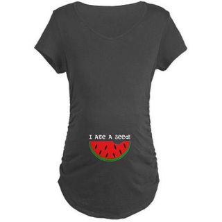  I Ate a Watermelon Seed Maternity Dark T Shirt