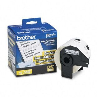 Brother Pre Sized Die Cut Label Roll for QL Label Printers   Office