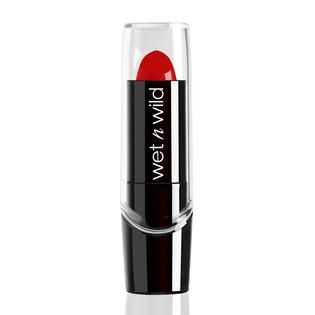 Wet N Wild Silk Finish Lipstick 540A Hot Red 0.13 fl oz   Beauty