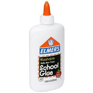 Elmers School Glue, Washable, 7.625 fl oz (225 ml)   Office Supplies