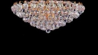 Flush French Empire Crystal Chandelier Chandeliers Lighting W/ Crystal