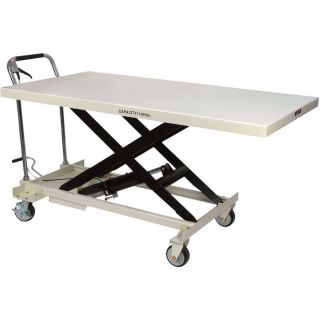 JET Jumbo Scissor Lift Table — 1100-Lb. Capacity, Model# SLT-1100  Foot Operated Load Lifts