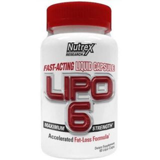 Lipo 6 Fast Acting Liquid Capsule Fat Burner 60 ct