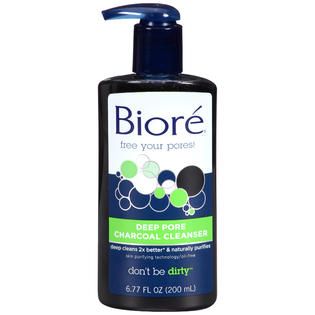 Biore Deep Pore Charcoal Cleanser 6.77 FL OZ PUMP   Beauty   Face