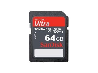 SanDisk 64GB Ultra SD SDHC SDXC Secure Digital Memory Card Class 10 30MB/s (SDSDU 064G U46)   Retail Package