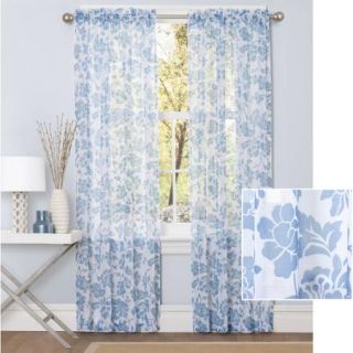 Better Homes and Gardens Flower Garden Sheer Curtain Panel