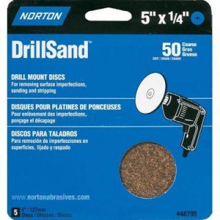 Norton 5 In. Handy Pak Sanding Disc, Coarse 48795