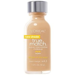Oreal  True Match, Superblendable Makeup, Warm Fresh Beige W4.5, 1