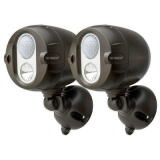 Mr Beams Networked Wireless Motion Sensing Outdoor LED Spot Light System with NetBright Technology, 200 Lumens (2 Pack) MBN352