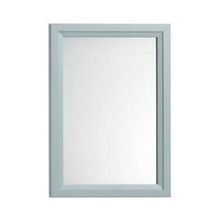 Ronbow Solid Wood Framed Bathroom Mirror in Ocean Gray