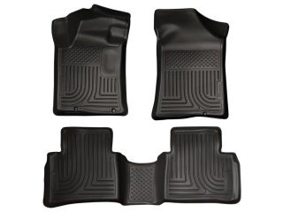 2013 Nissan Altima Husky Liners BLACK FRONT & 2ND SEAT FLOOR LINERS WEATHERBEATER SERIES (Build date 11/01/2012 or newer)