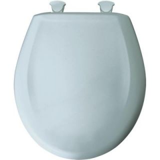 BEMIS Round Closed Front Toilet Seat in Blue Mist 200SLOWT 174