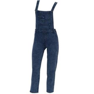 Crest Jeans Big Girls Dark Blue Pocket Detailing Denim Overall 16