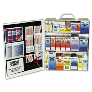 36 Unit Steel First Aid Kits   36 unit first aid/bbp kit by Pac Kit
