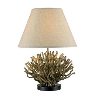 Kenroy Home Piper 25 in. Natural Reed Table Lamp 21081NR
