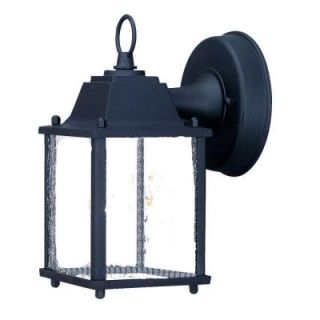 Acclaim Lighting Builder's Choice Collection 1 Light Matte Black Outdoor Wall Mount Light Fixture 5001BK/SD