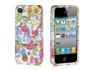 Apple iPhone 4S/iPhone 4 Happy Playground Design Crystal Rubberized Case