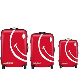 Smiley World Wink 3 piece Spinner Luggage Set   7962354