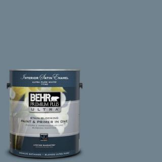 BEHR Premium Plus Ultra 1 gal. #PPF 37 Rocky Creek Satin Enamel Interior Paint 775301
