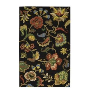 Home Decorators Collection Chintz Charcoal 8 ft. x 10 ft. Area Rug 1889730270