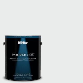 BEHR MARQUEE 1 gal. #W F 510 Silver Sky Satin Enamel Exterior Paint 945001