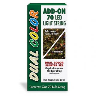 National Tree Company 70 Bulb Dual Color LED Light String ADD ON SET