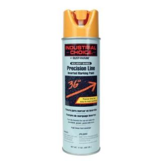 Rust Oleum Industrial Choice 17 oz. Caution Yellow Inverted Marking Spray Paint (12 Pack) 203024
