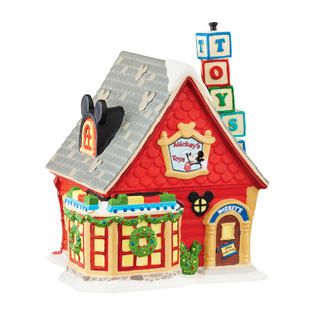 Dept 56 Mickeys Toy Shop Christmas Village Building