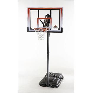 Spalding NBA 52 HERCULES RED Acrylic Portable Basketball System