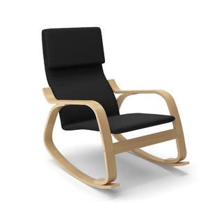 CorLiving Aquios Bentwood Contemporary Rocking Chair   Home