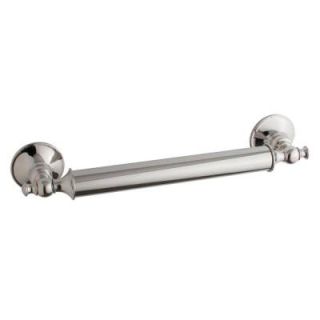 KOHLER Traditional 12 in. Concealed Screw Grab Bar in Polished Stainless K 11871 S
