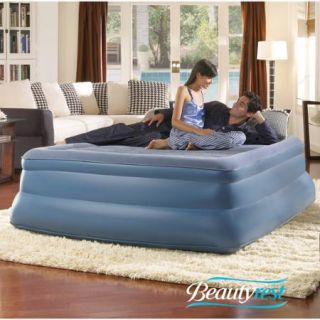 Simmons Beautyrest Sky Rise Raised Pillowtop Air Bed with Pump, Multiple Sizes