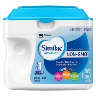Similac Advance Non GMO Infant Formula Powder   1.45lb