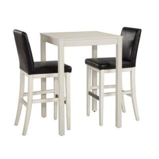 Home Styles Nantucket 3 Piece White Wooden Bistro Table Set DISCONTINUED 5022 358