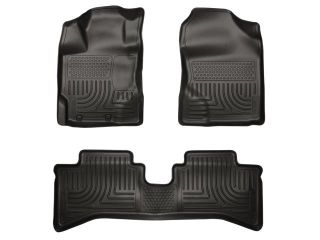 Husky Liners Weatherbeater Series Front & 2Nd Seat Floor Liners 99501 2012 2015  Toyota Prius C