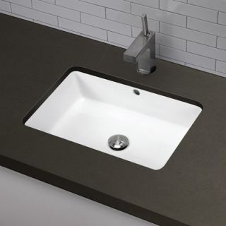 DecoLav Classically Redefined Rectangular Undermount Bathroom Sink