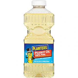 PLANTERS 100% Pure Peanut Oil 24 OZ PLASTIC BOTTLE
