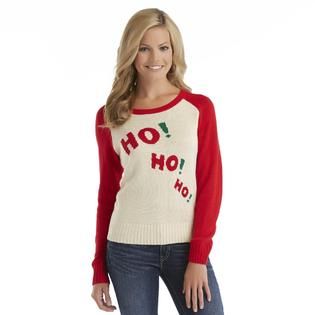 Route 66   Womens Knit Christmas Sweater   Ho Ho Ho