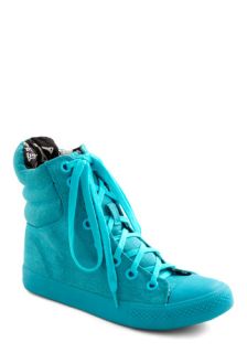 Betsey Johnson You're My Shoe, Blue Sneaker  Mod Retro Vintage Flats