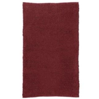 Home Decorators Collection Royale Chenille Burgundy 1 ft. 8 in. x 3 ft. Area Rug 3842610150