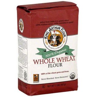 King Arthur Flour Unbleached Whole Wheat Flour, 2 lb (Pack of 12)