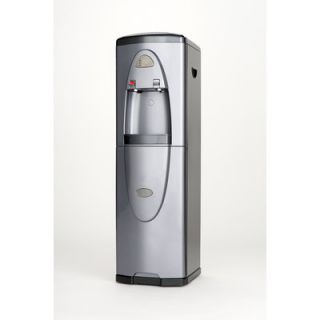 Hot and Cold Free Standing Water Cooler in Silver by Global Water