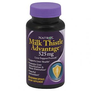 Natrol Milk Thistle Advantage, 525 mg, Vegetarian Capsules, 60