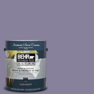 BEHR Premium Plus Ultra 1 gal. #S570 5 Live Jazz Satin Enamel Interior Paint 775401