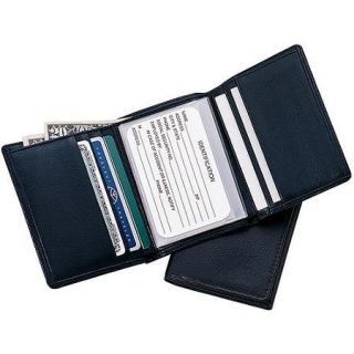 Royce Leather Men's Tri Fold Wallet in Genuine Leather