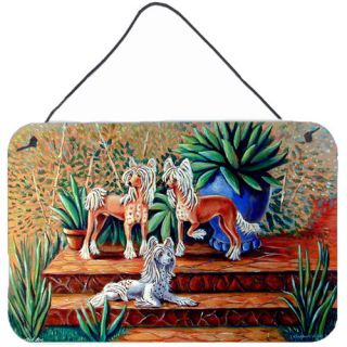 Chinese Crested Aluminum Hanging Painting Print Plaque