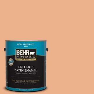 BEHR Premium Plus 1 gal. #M220 4 Trick or Treat Satin Enamel Exterior Paint 940001