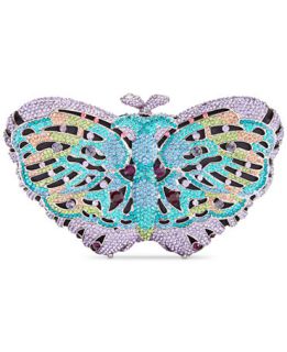 La Regale Crystal Butterfly Minaudiere   All Handbags   Handbags