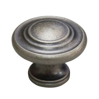 Style Selections Antique Nickel Round Cabinet Knob