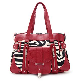 DimeCity Zebra Mosaic Handbag